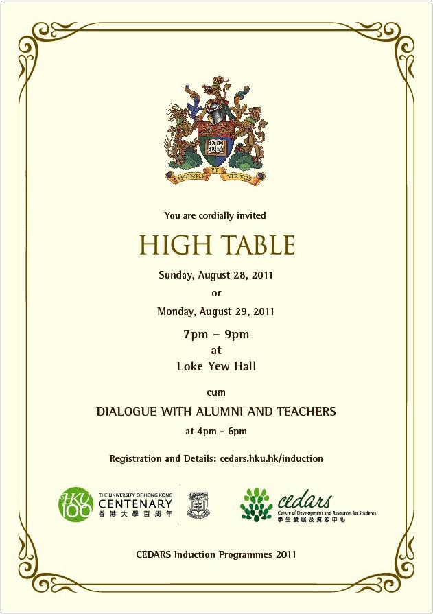 High Table