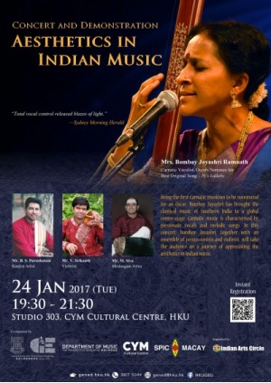 Concert and Demonstartion: Aesthetics in Indian Music