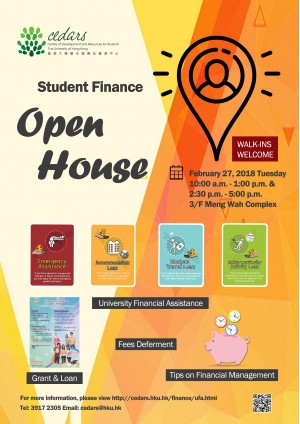 Student Travel Loan / Accommodation Loan - OPEN HOUSE (27 Feb)