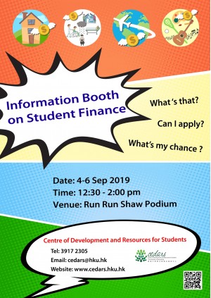 INFORMATION BOOTH on Student Finance