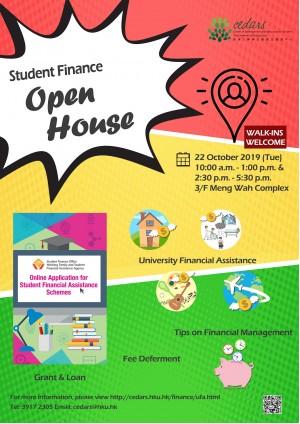 Student Finance – OPEN HOUSE