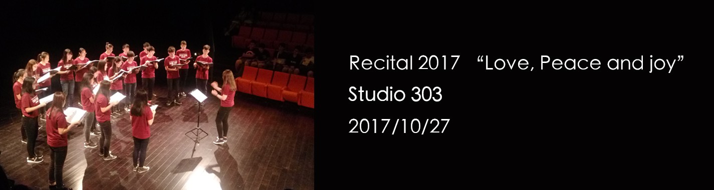 Recital 2017 "Love, Peace and Joy"