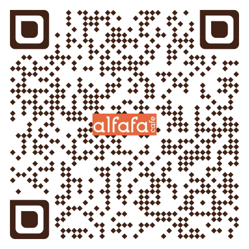 QR Code to place order at alfafa cafe