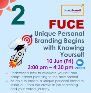 Fire Up your Career Engine (FUCE) – Zoom Workshop "Unique Personal Branding Begins with Knowing Yourself”