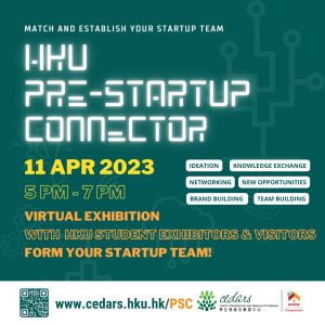 HKU Pre-Startup Connector - Virtual Exhibition with HKU Student Exhibitors & Visitors