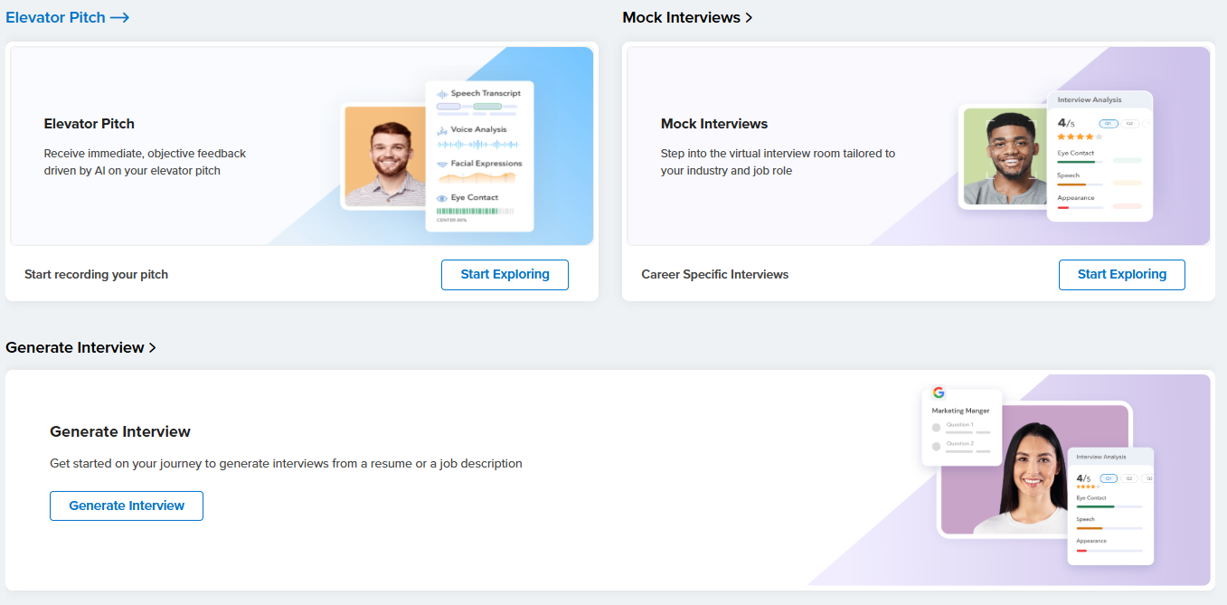 Interview Practice Screenshot