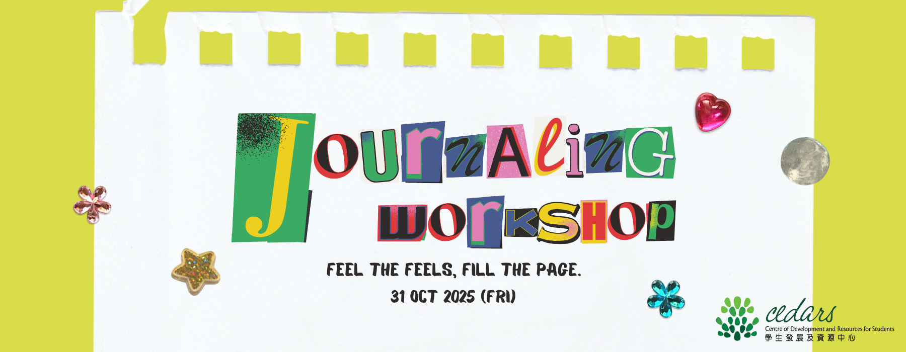 Journaling Workshop Banner