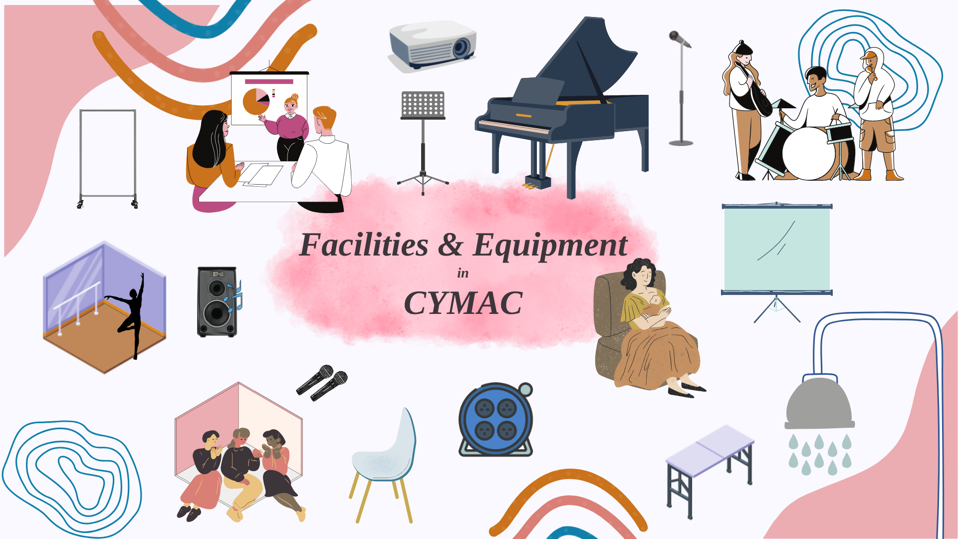  Facility rooms and equipment can be booked through CYMAC.
