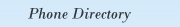 Phone Directory